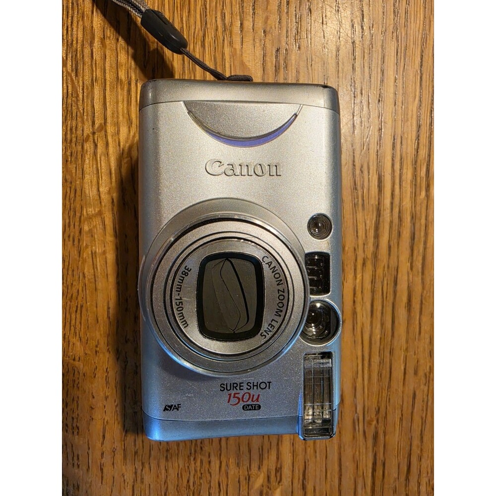 Canon Sure Shot 150u Date 35mm Point & Shoot Film Camera 38-150mm